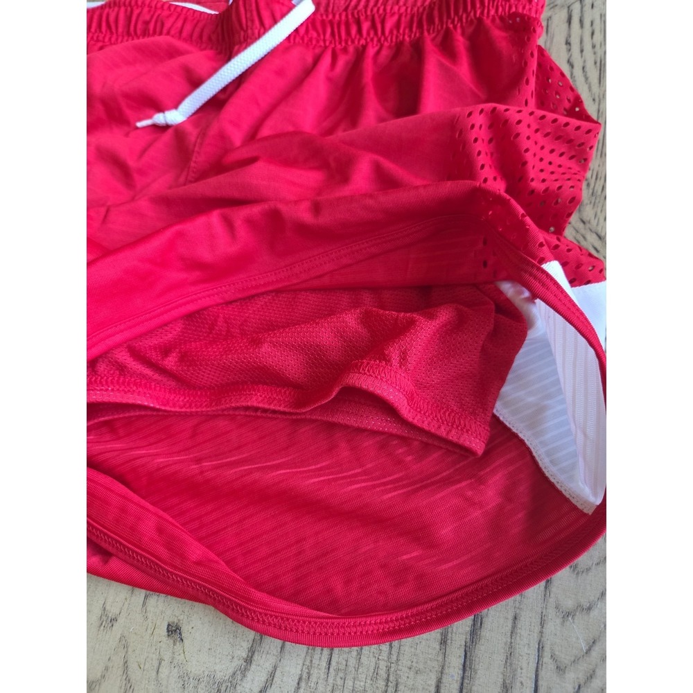 Vintage Nike Basketball Shorts Nike Team Shorts Red White Mesh Sides Mens XL - Picture 15 of 16
